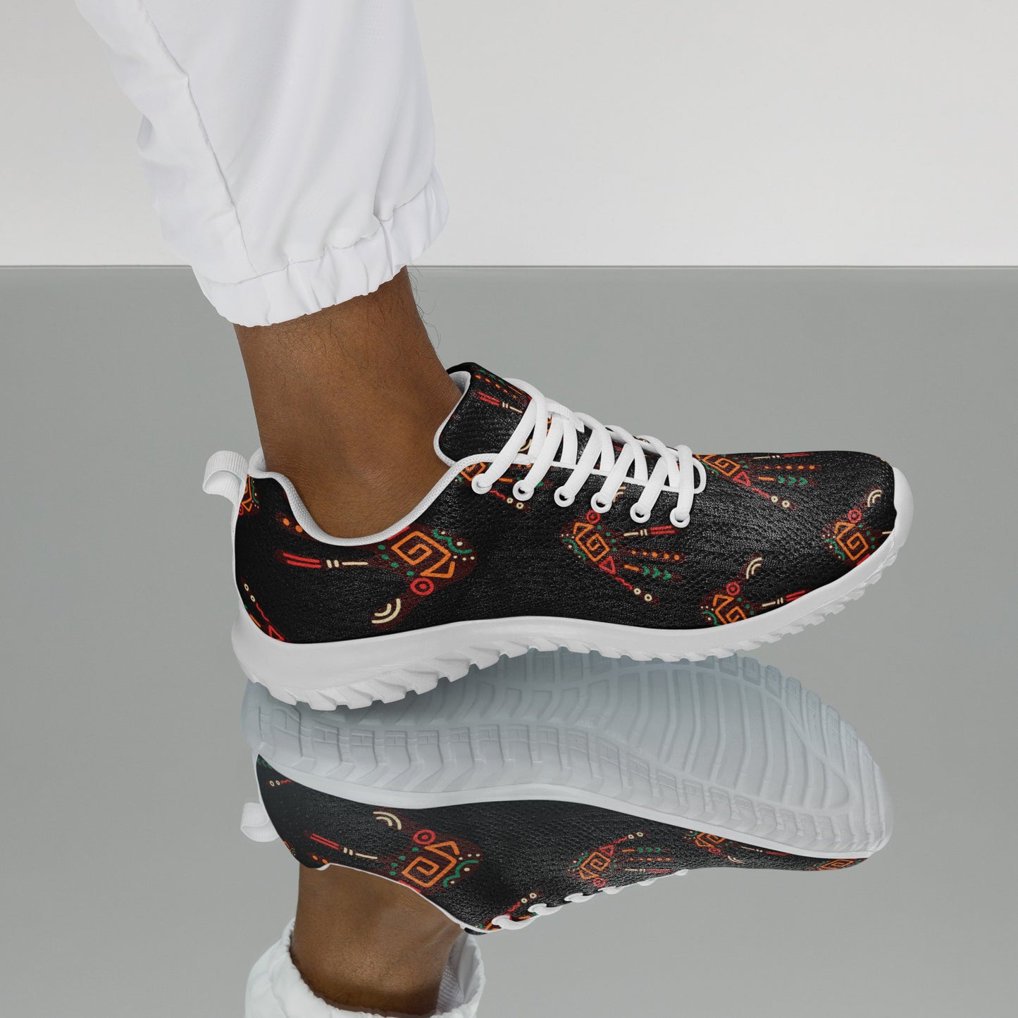 African Print Men's Athletic Shoes | ASAKE-OGE