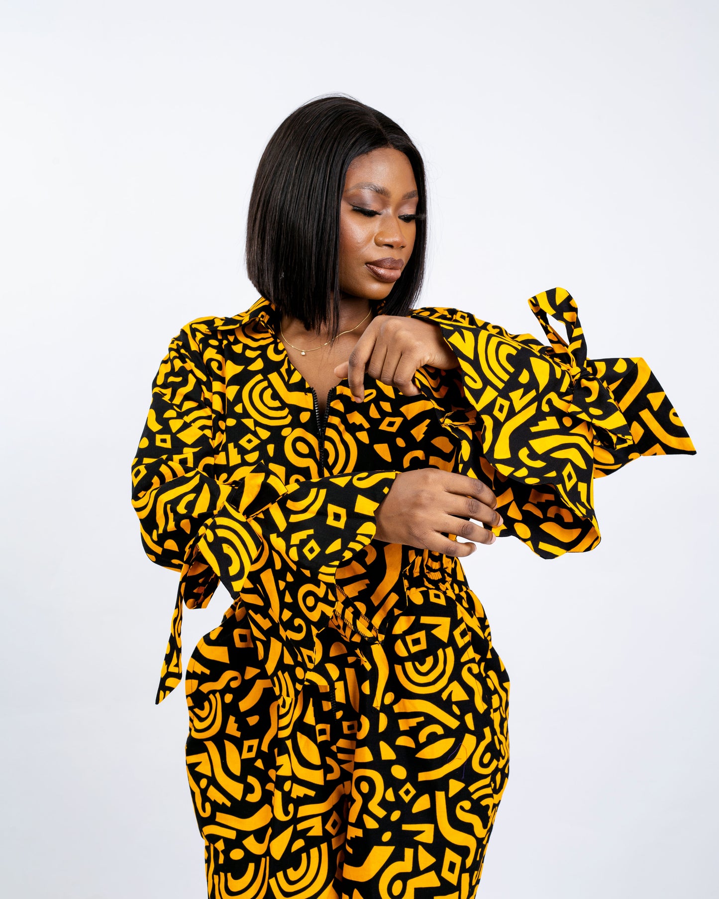 Issa African Print Ankara Statement Jumpsuit