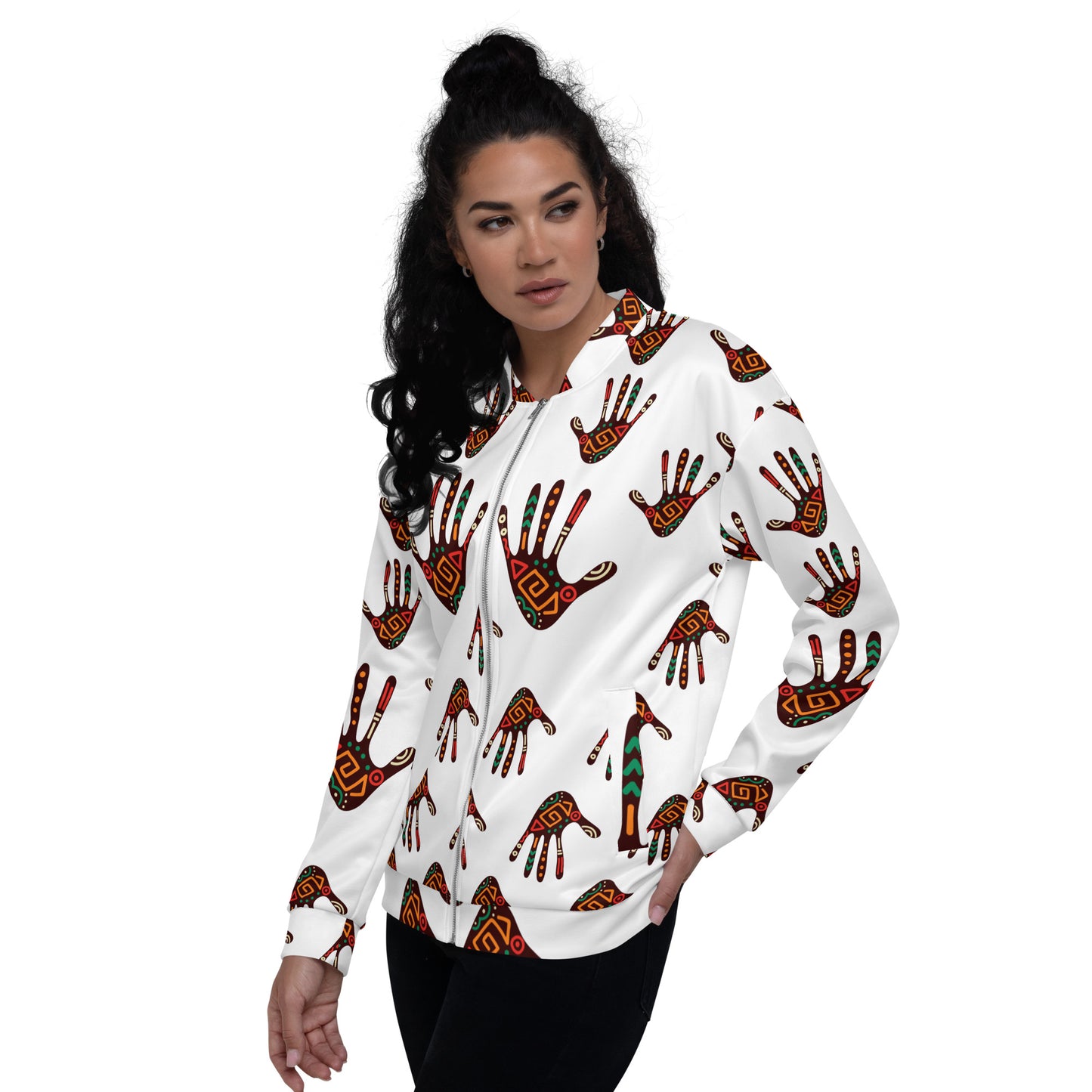 African Print Unisex Bomber Jacket — Duro ASAKE-OGE
