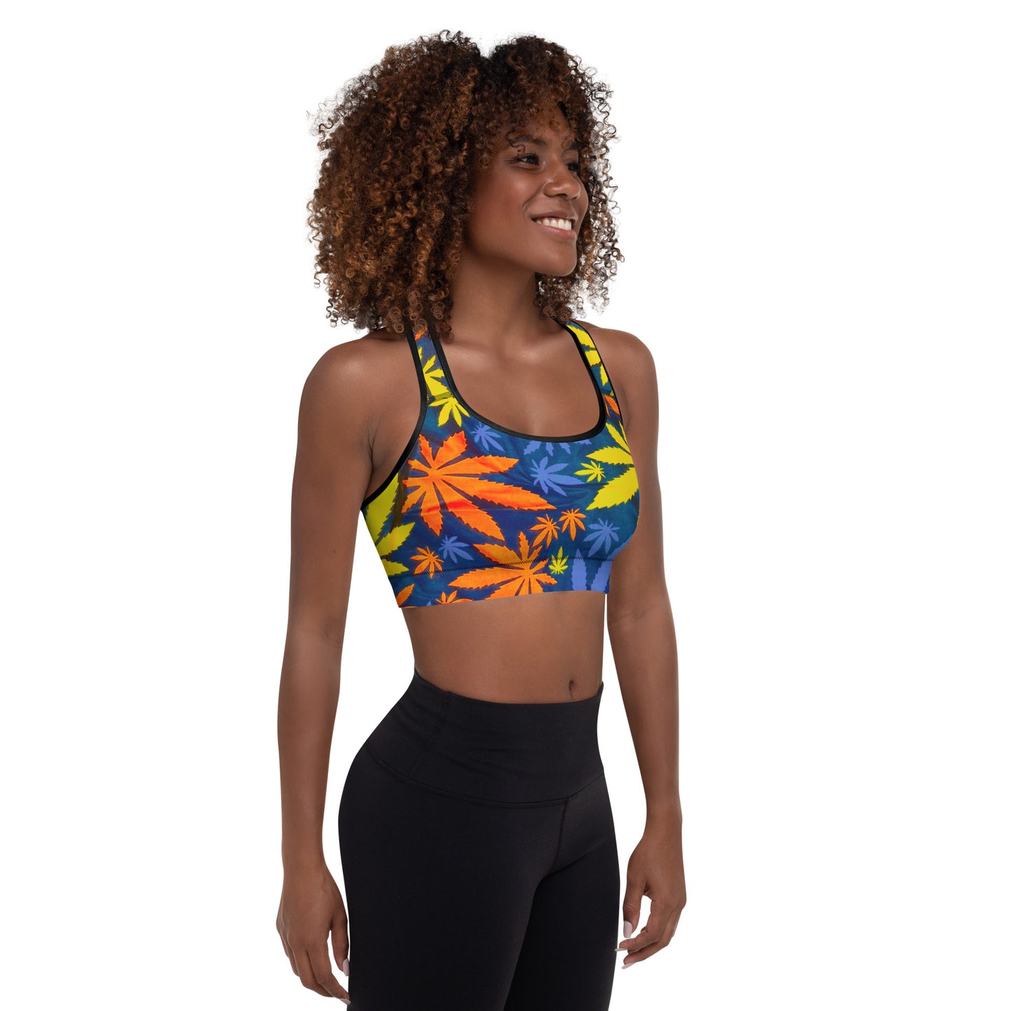 Mari Electric Racerback Sports Bra - Moisture-Wicking Performance Stretch