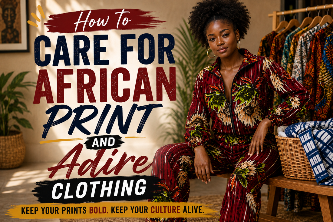 How to Care for African Print and Adire Clothing
