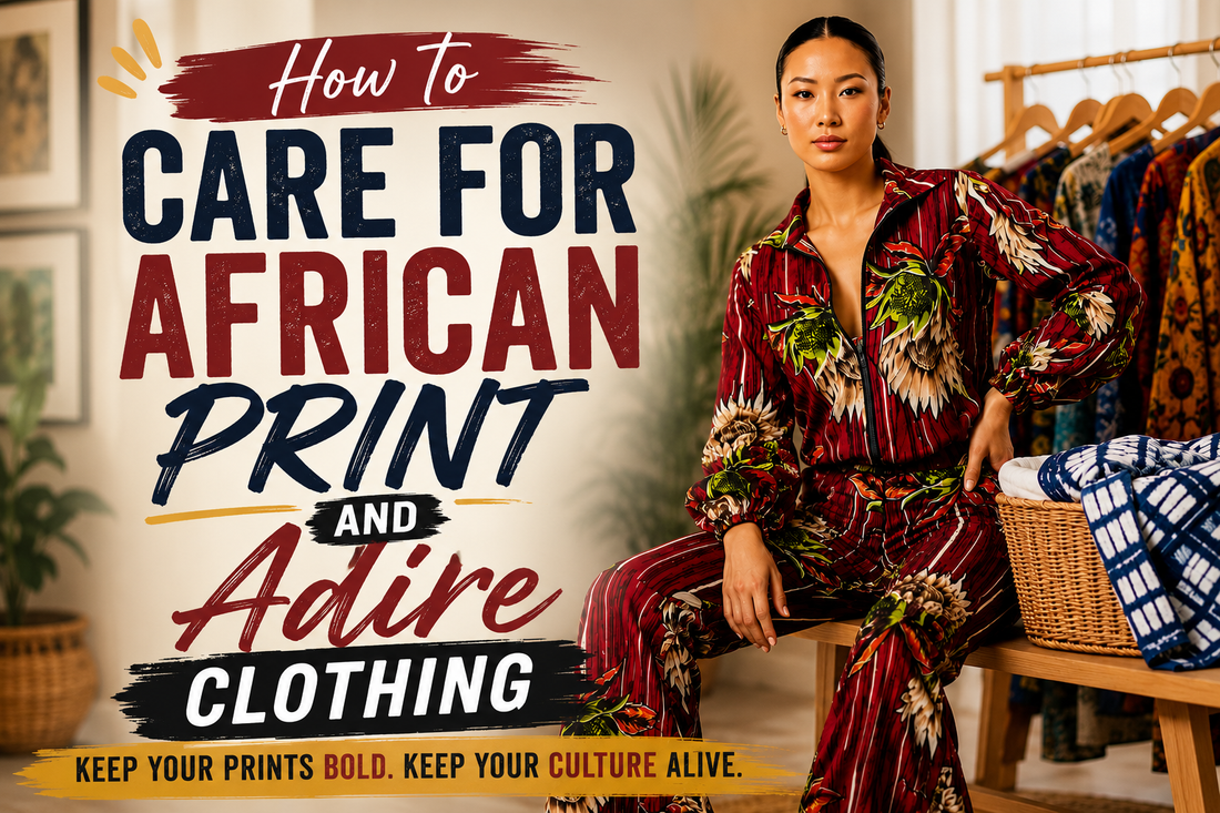 How to Care for African Print and Adire Clothing