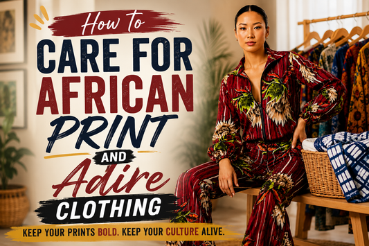 How to Care for African Print and Adire Clothing