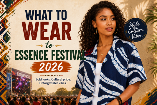 What to Wear to Essence Festival 2026 — African Print Outfit Ideas from ASAKE-OGE