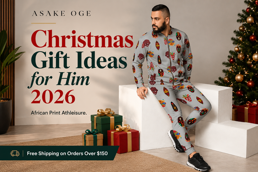 Christmas Gift Ideas for Him 2026, African Print Athleisure From ASAKE-OGE
