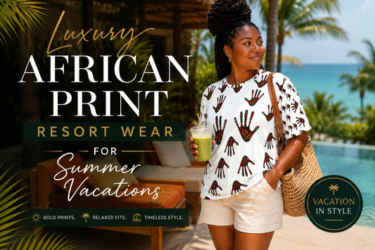 Luxury African Print Resort Wear for Summer Vacations