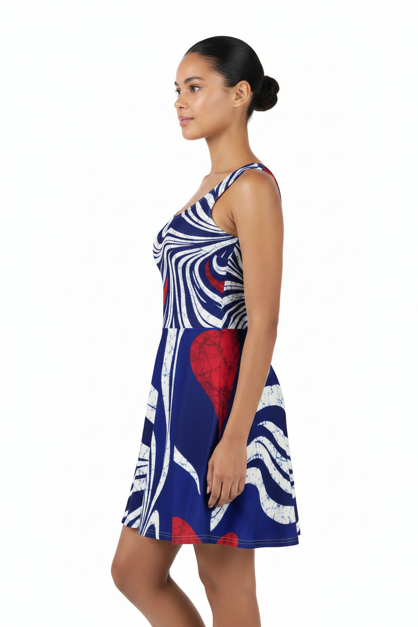 OMI African print skater dress for Juneteenth 2026 