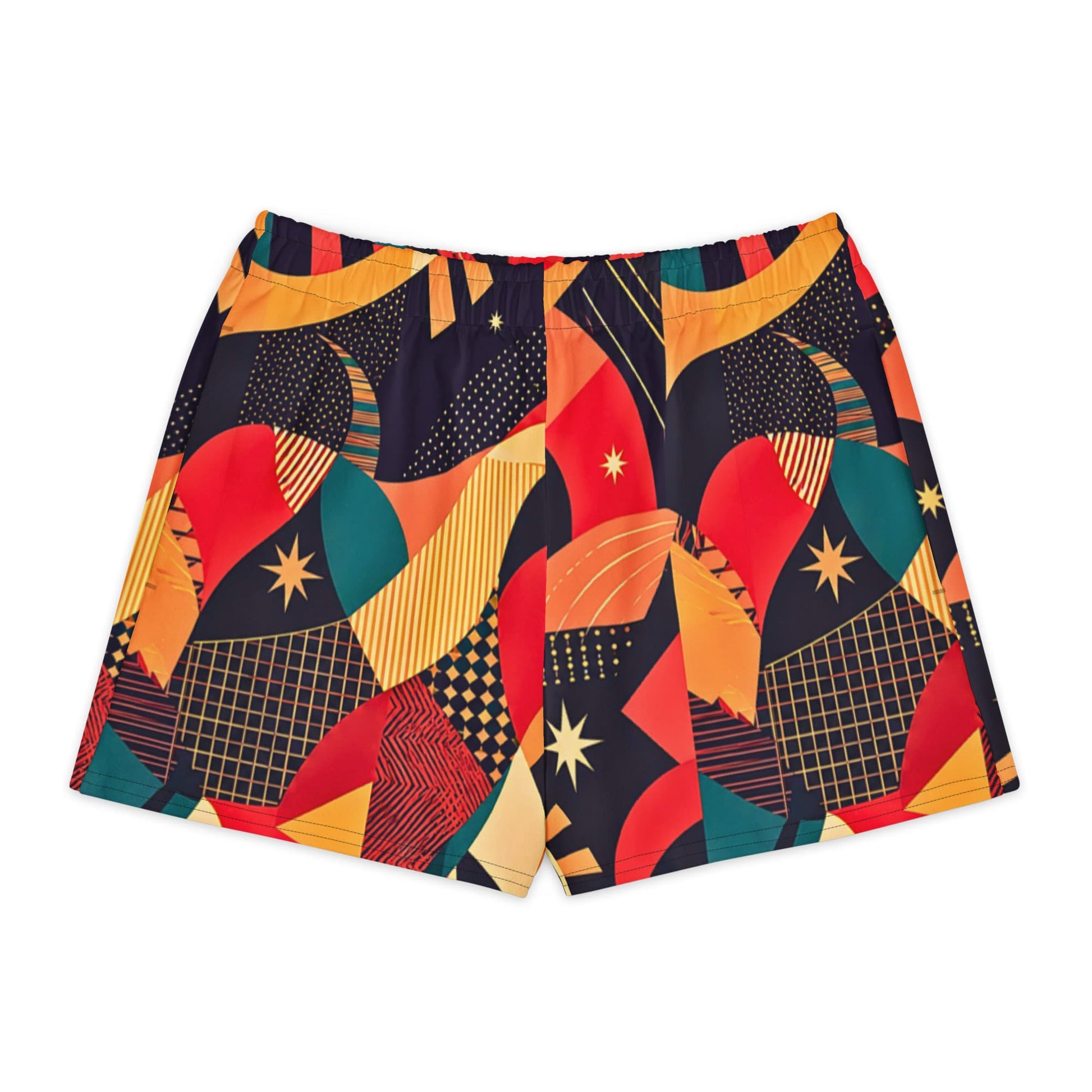 IGBÀ unisex African print cotton shorts 
