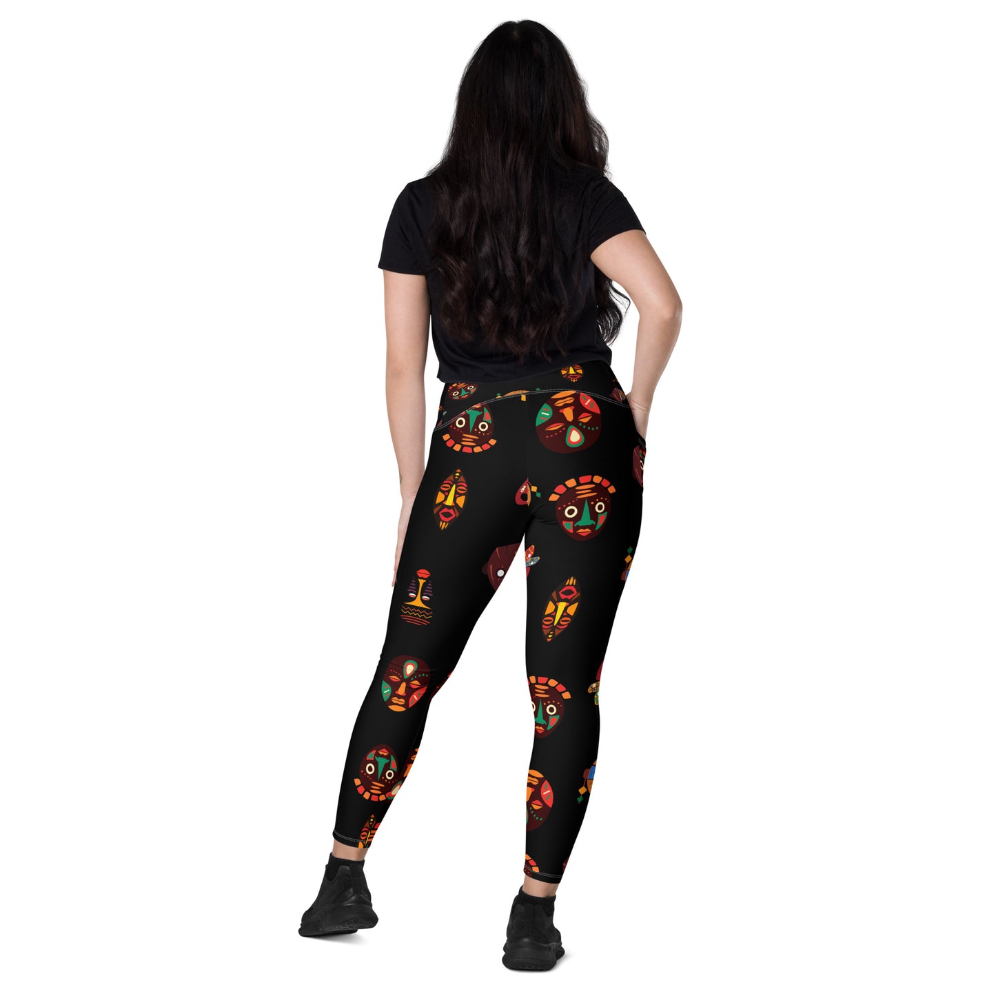 CHI African Print Tribal Mask Leggings | ASAKE-OGE
