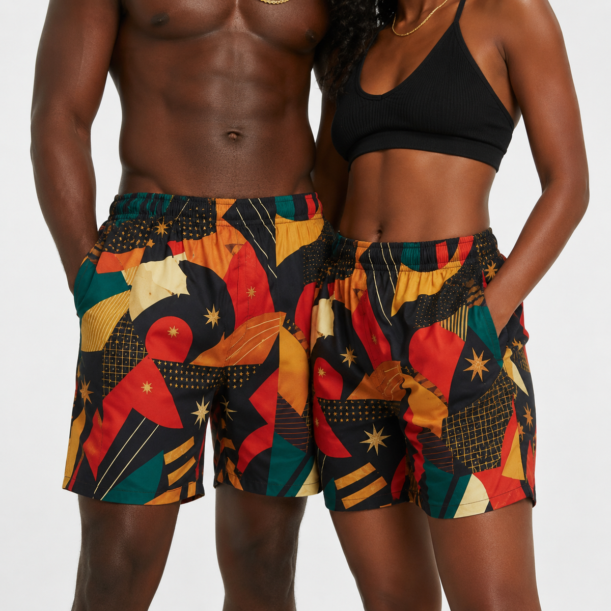 Igba  African Print Cotton Shorts | Unisex | ASAKE-OGE