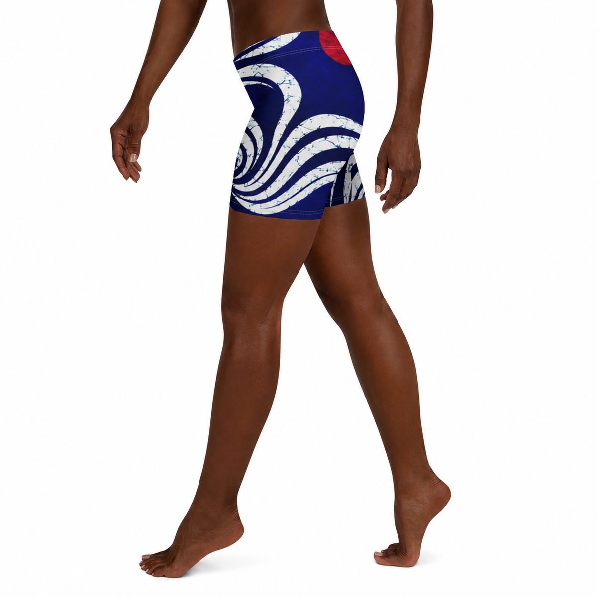 Omi African Print Athleisure Shorts