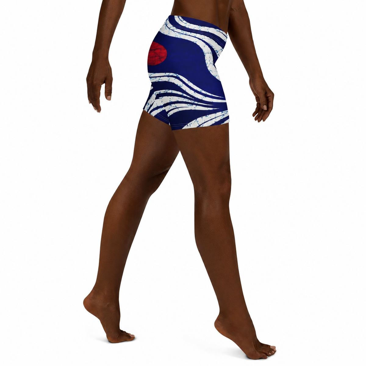 Omi African Print Athleisure Shorts