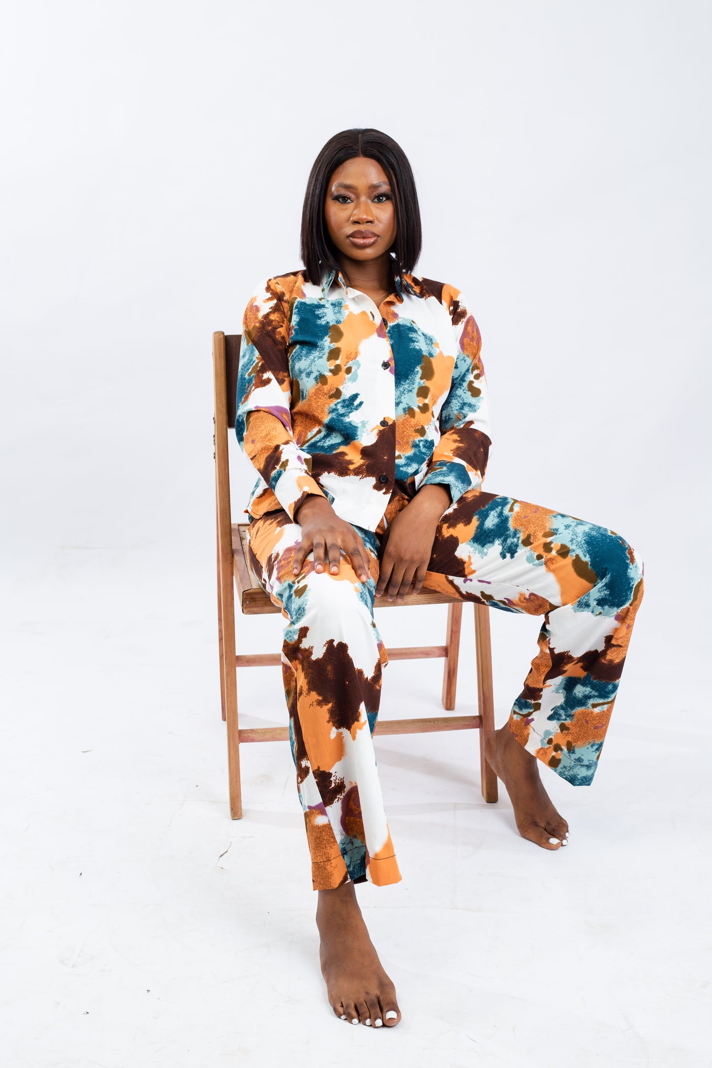 Balozi African Print Shirt and Pant Set