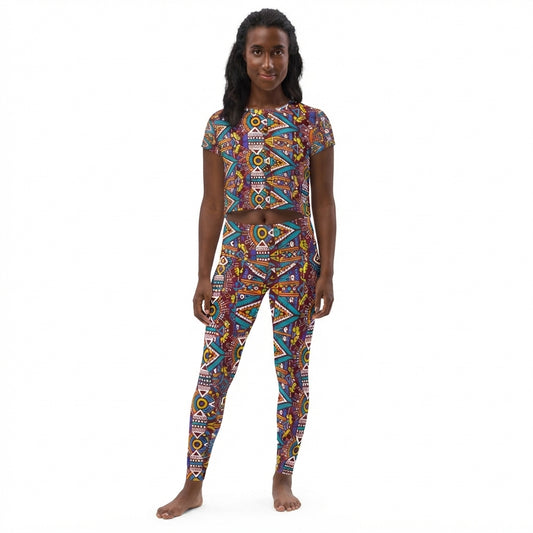 Tozi Tribal Print Crop Top
