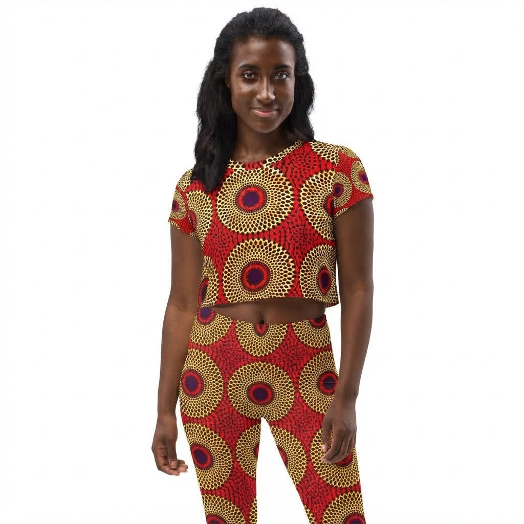 Rekiana Print Crop Tee