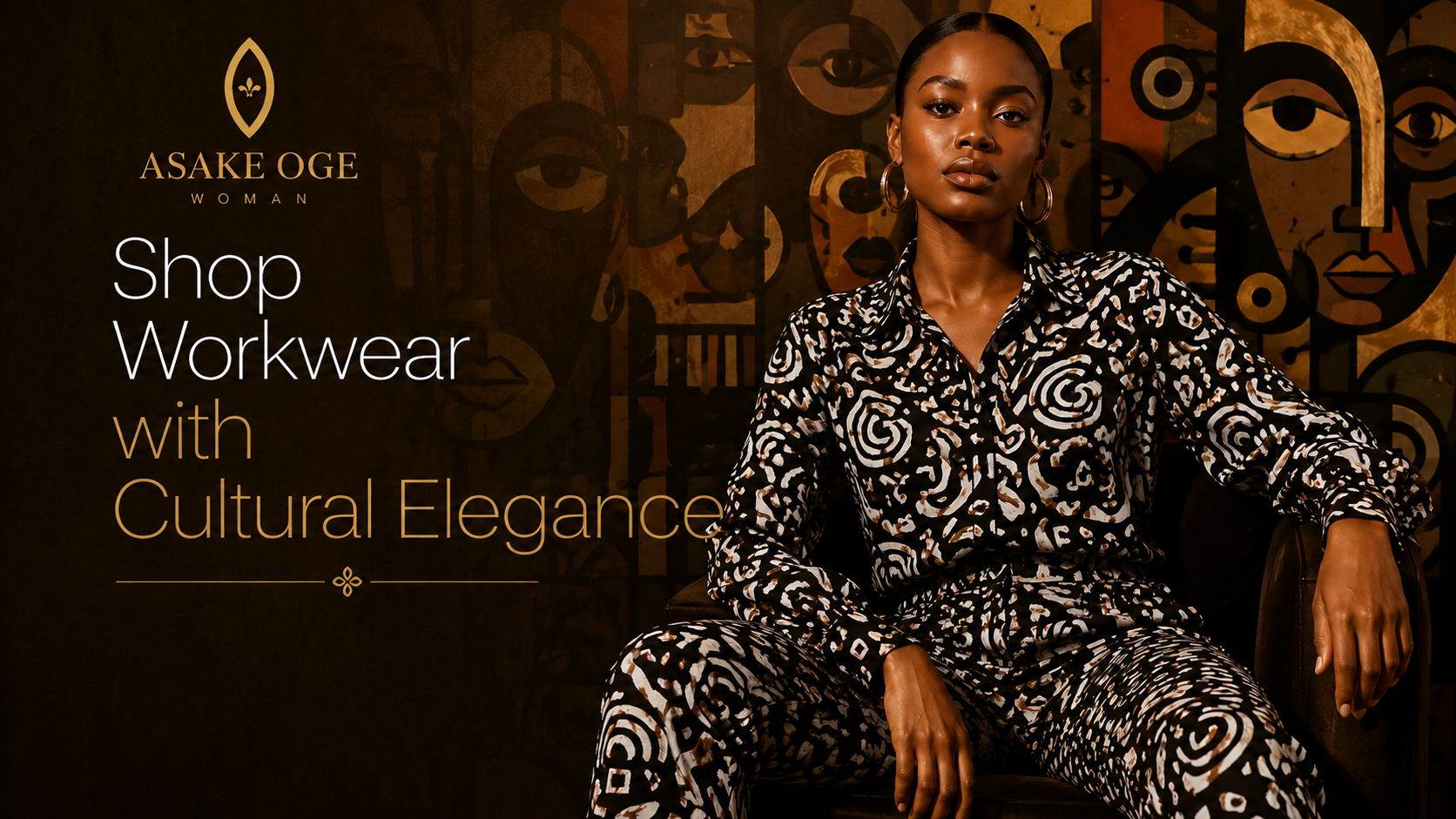 Kamili African Print Ankara Statement Jumpsuit