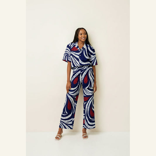Omi Unisex African Button Shirt