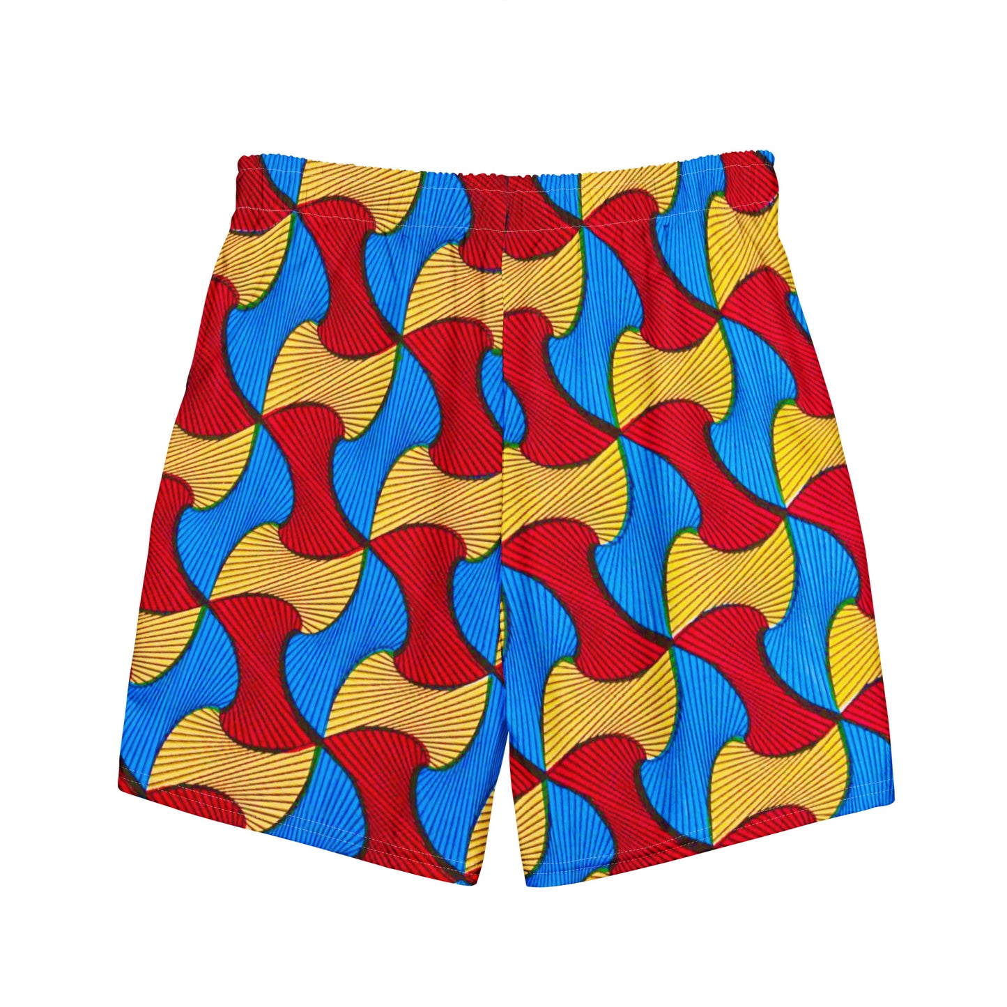 SANTI African Print Men's Swim Trunks | ASAKE-OGE