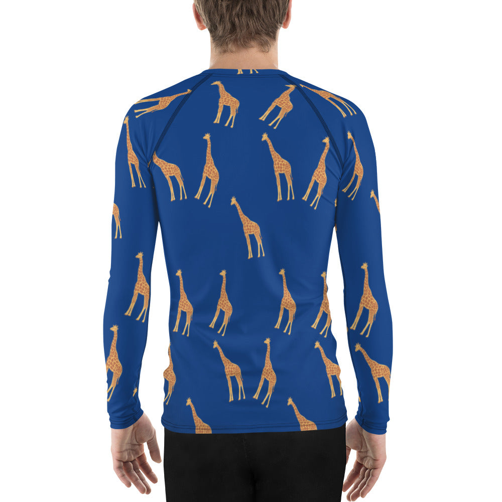 Twiga African Print Men's Rash Guard