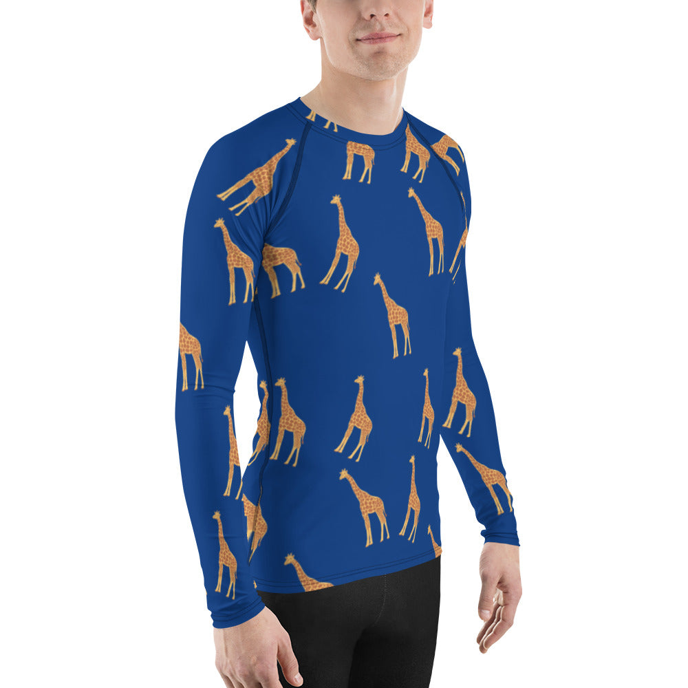 Twiga African Print Men's Rash Guard