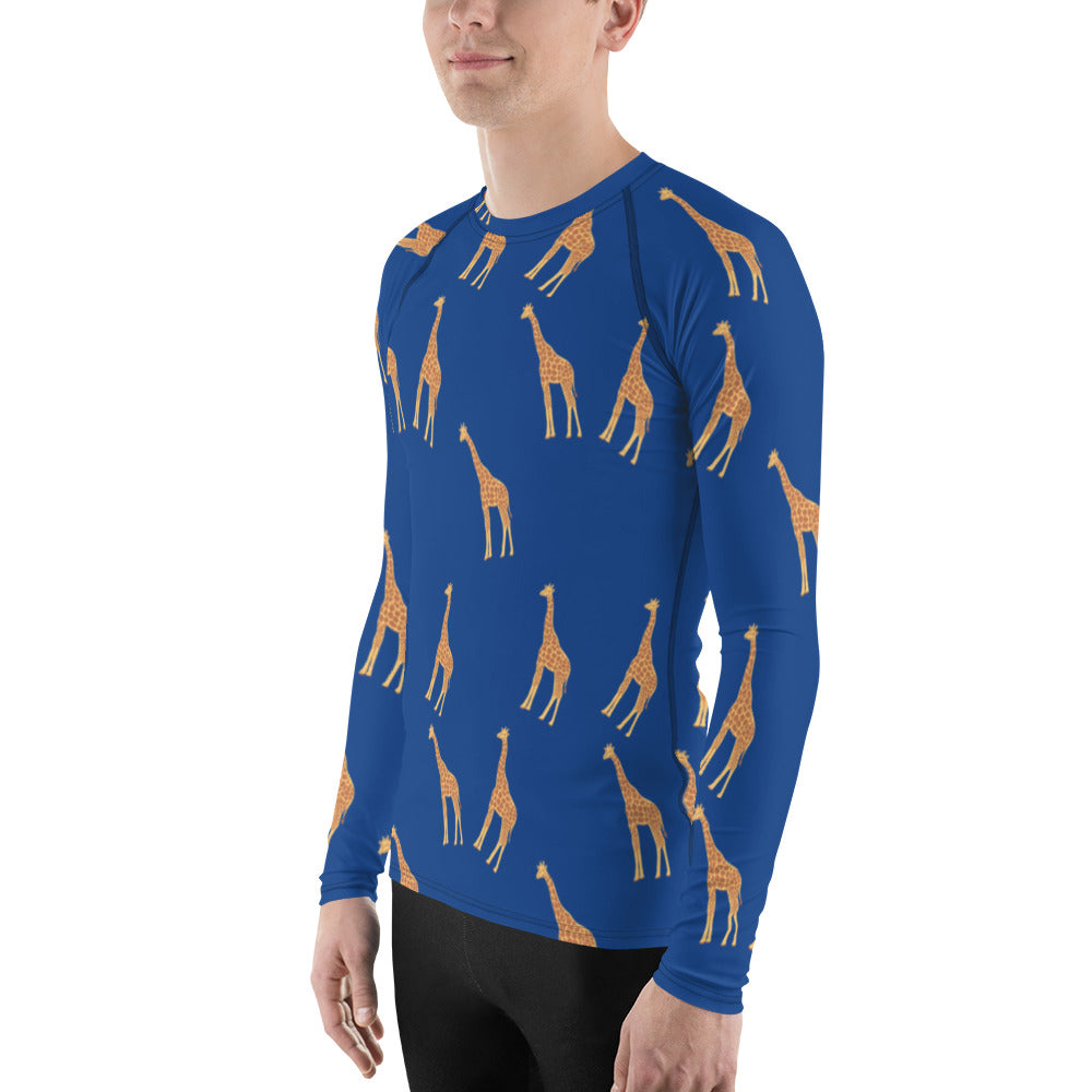 Twiga African Print Men's Rash Guard
