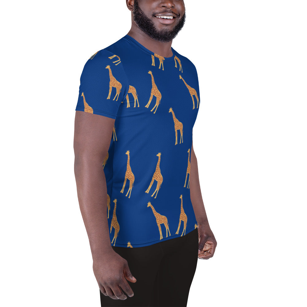 Asake Oge Twiga All-Over Print Men's Athletic T-shirt