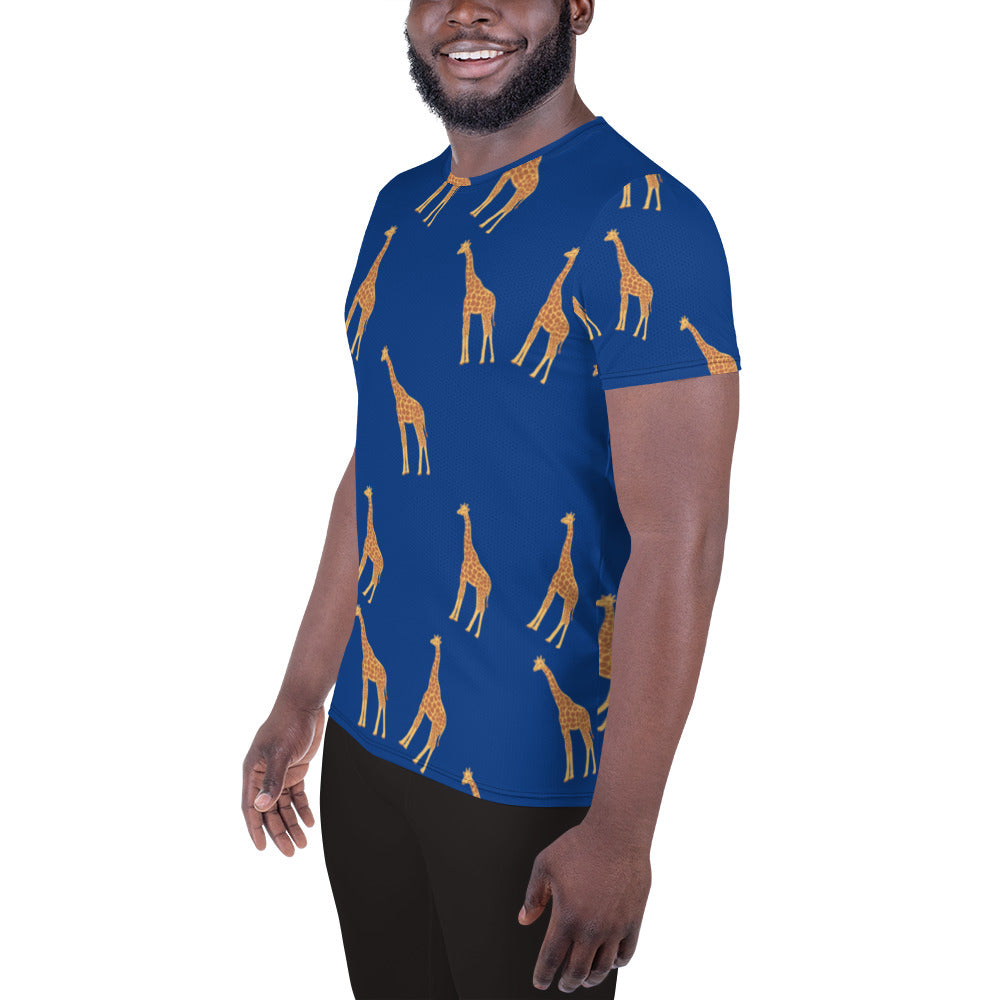 Asake Oge Twiga All-Over Print Men's Athletic T-shirt