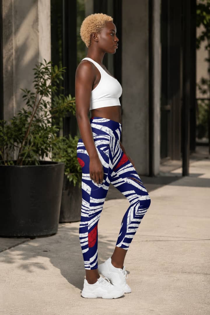 Omi African Print Padded Sports Bra | African Print | ASAKE-OGE