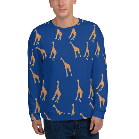 Twiga Print Unisex Sweatshirt