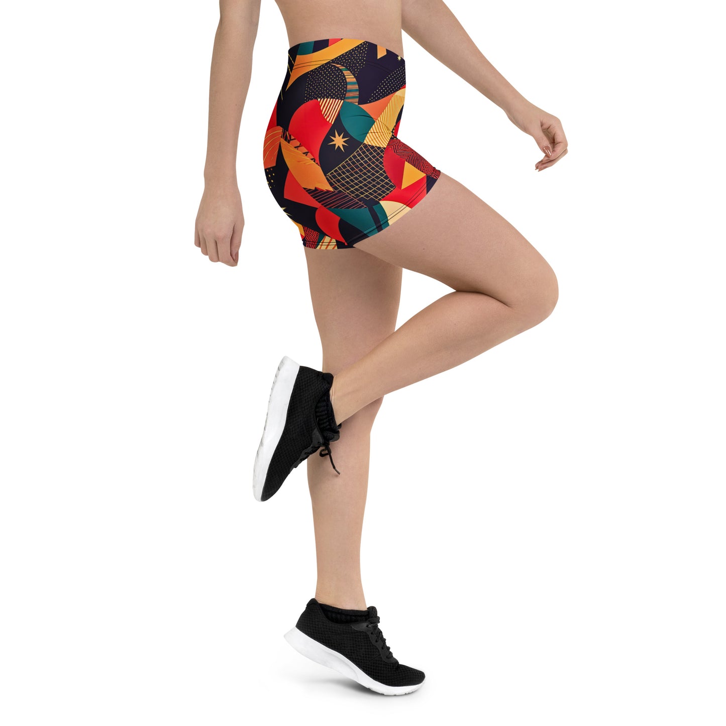ÌGBÀ African print cotton shorts for Juneteenth cookout 
