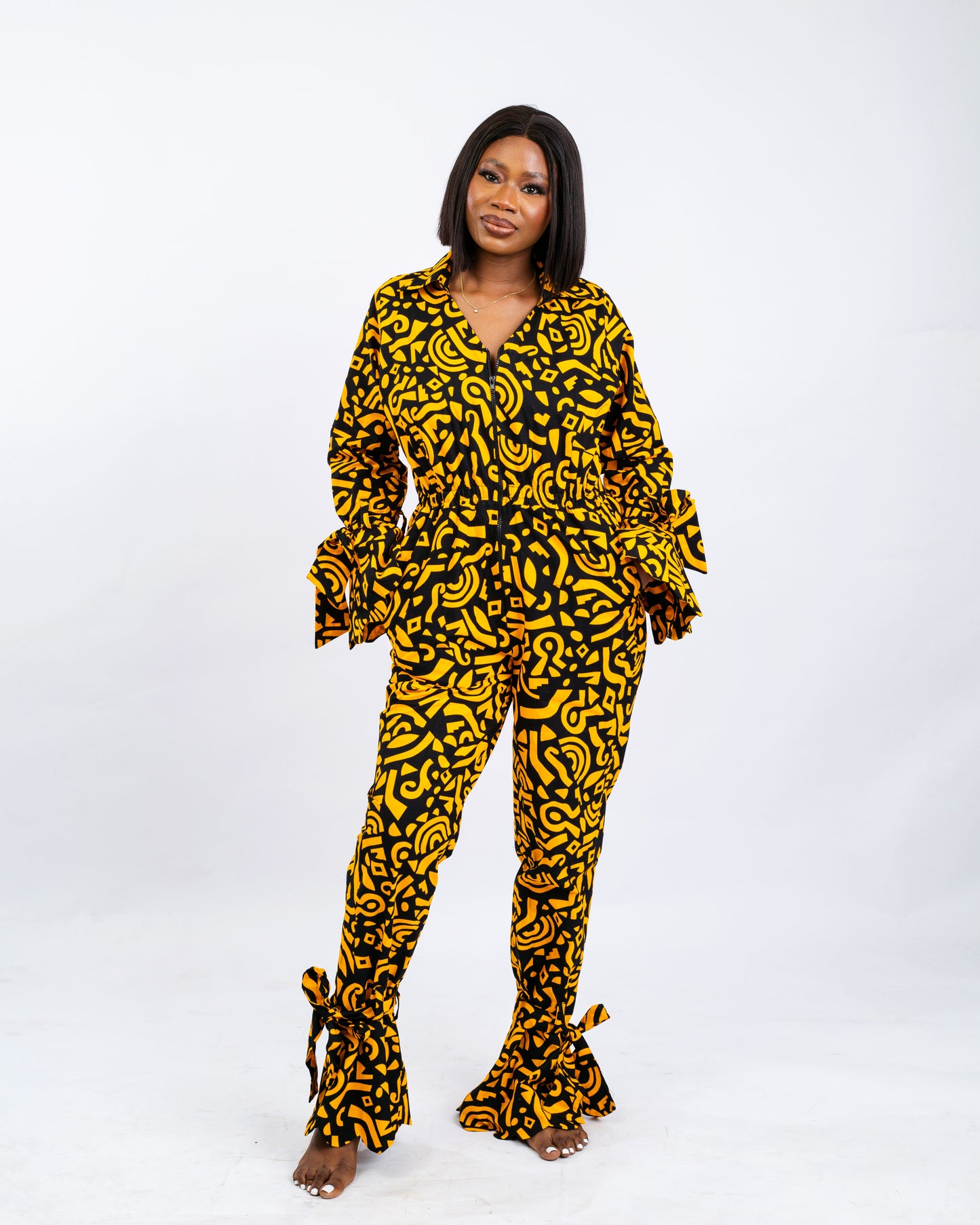 Issa African Print Ankara Statement Jumpsuit