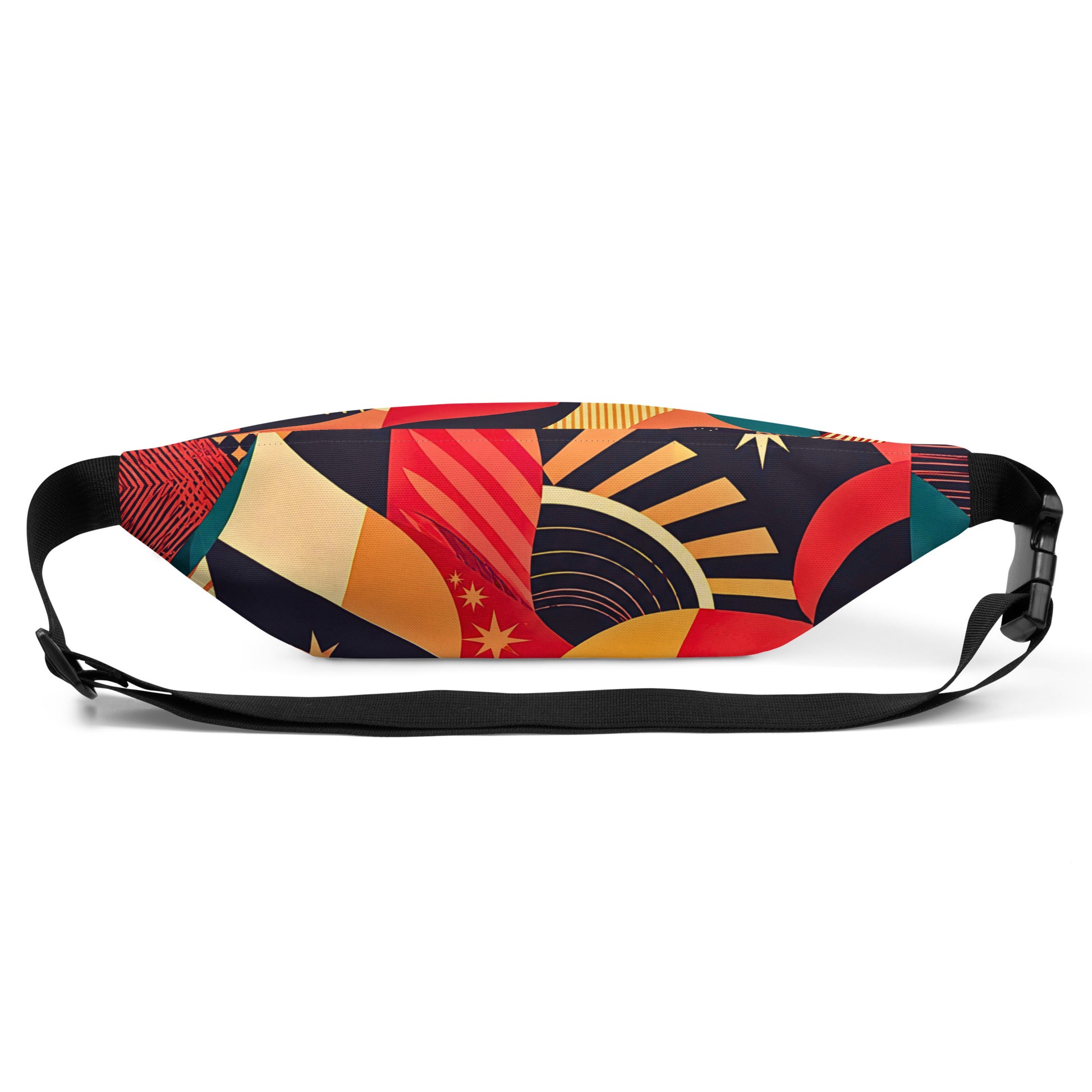 Close-up of ÌGBÀ fanny pack print