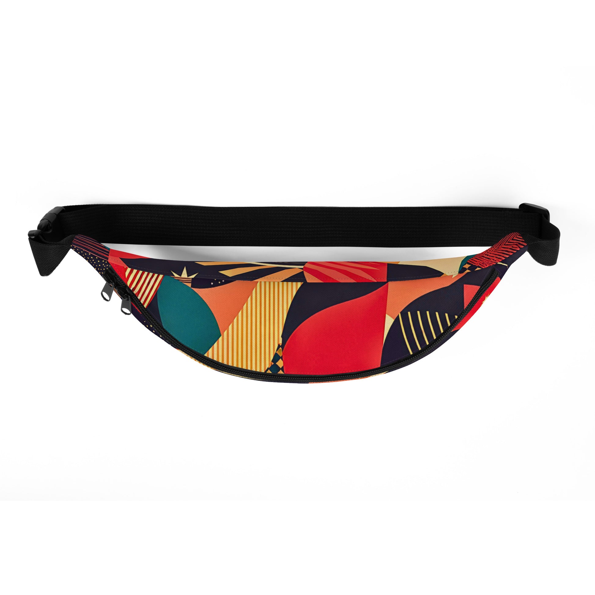 Close-up of ÌGBÀ fanny pack print