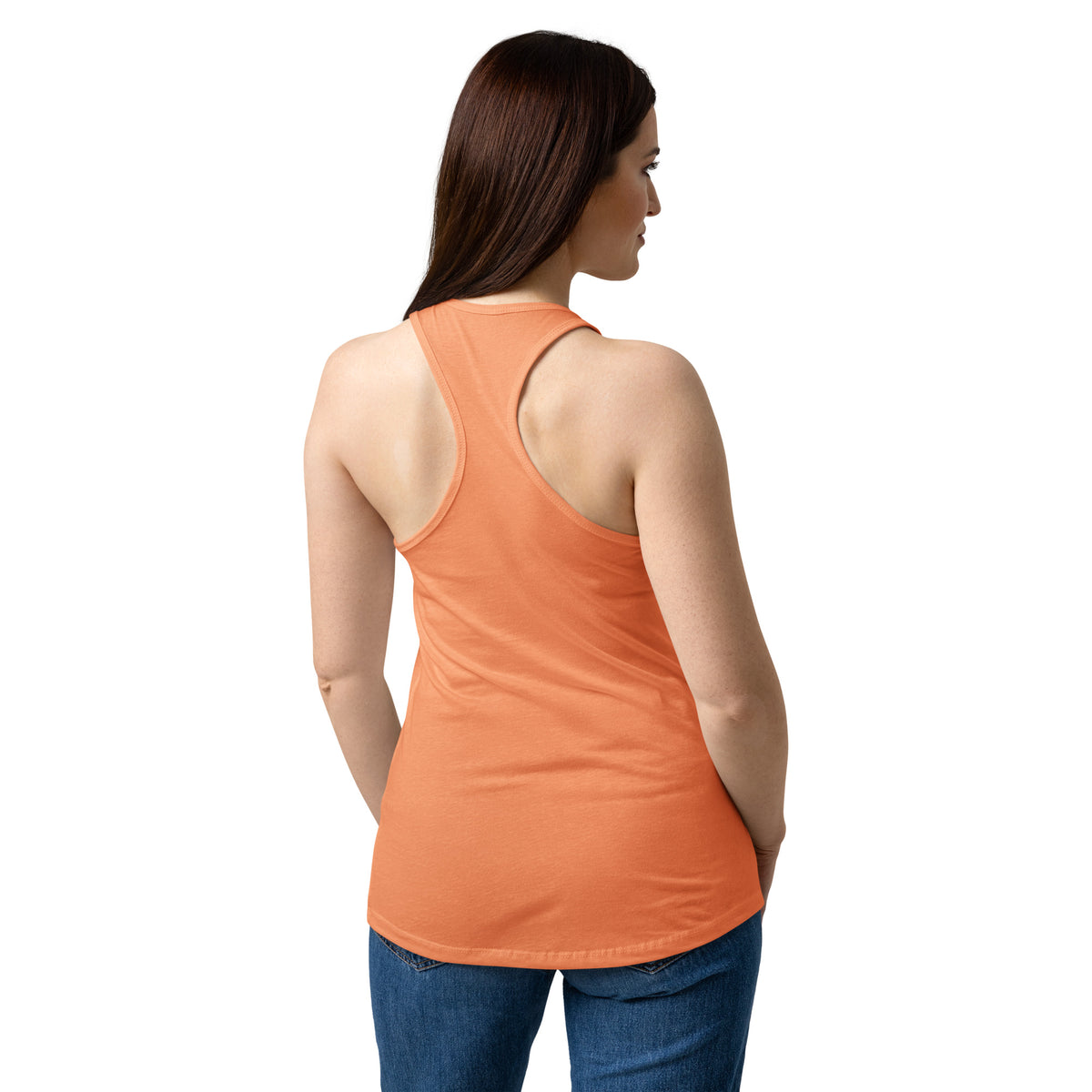 Women's Fitted Racerback Tank Top | ASAKE-OGE Sovereign Emblem