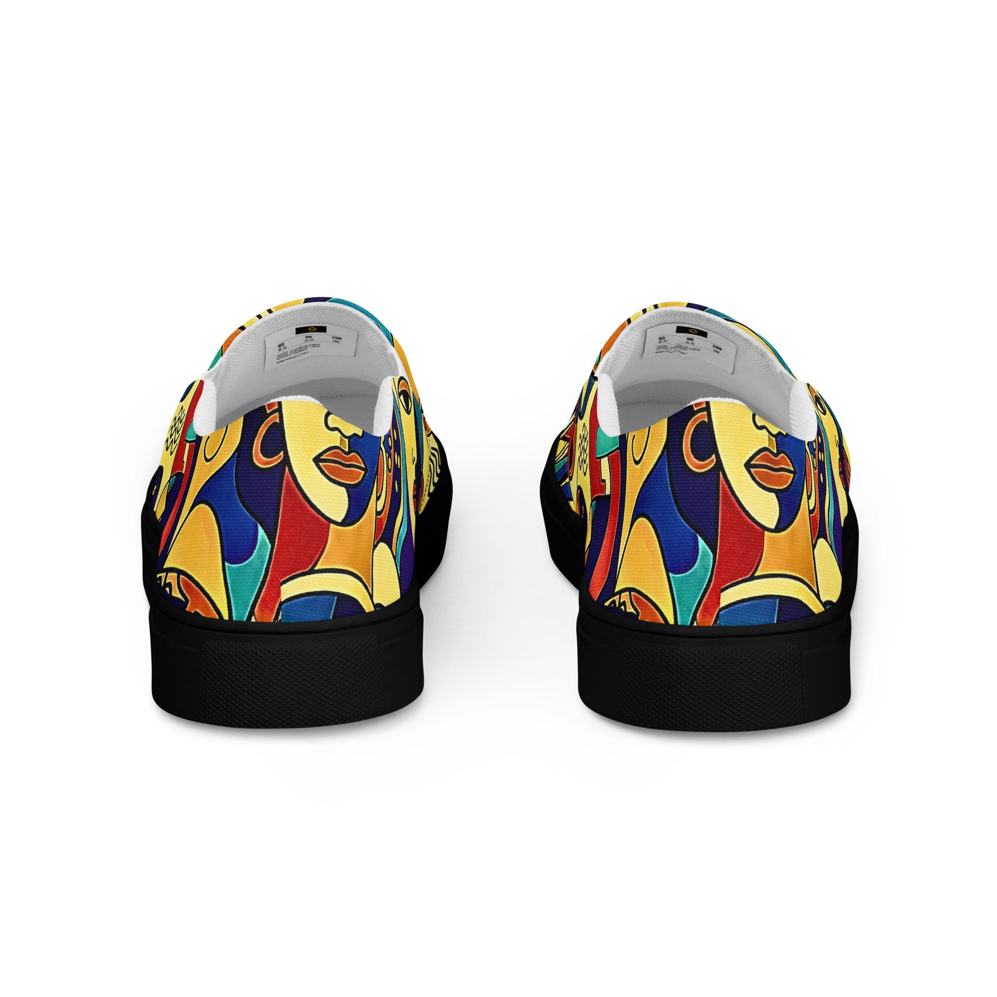  ÀWỌN ÀYA African print slip-on shoes for Juneteenth streetwear 