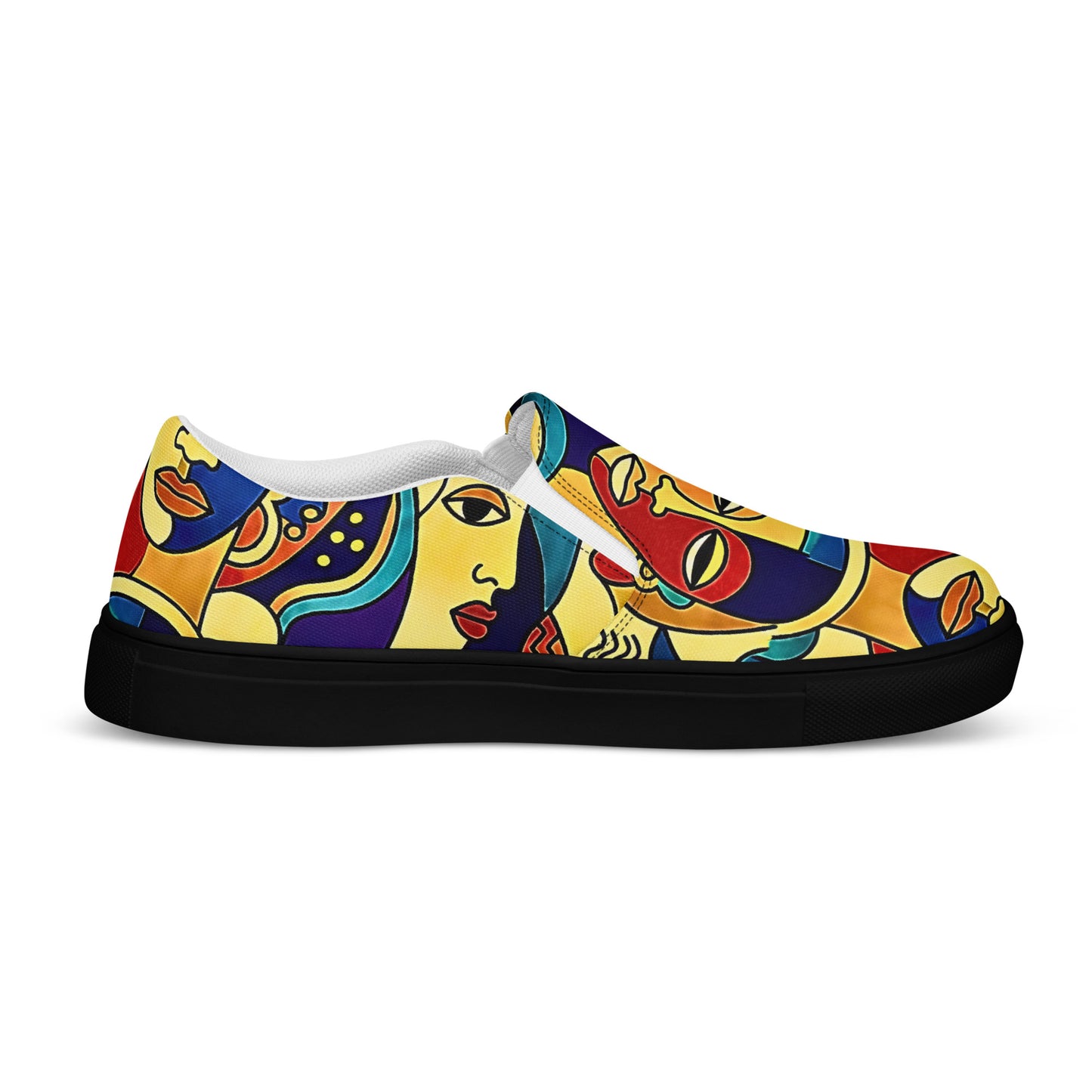  ÀWỌN ÀYA African print slip-on shoes for Juneteenth streetwear 