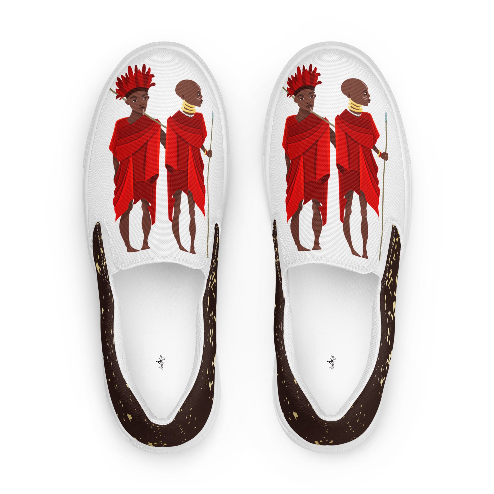 Agojie Chocolate Women’s slip-on canvas shoes