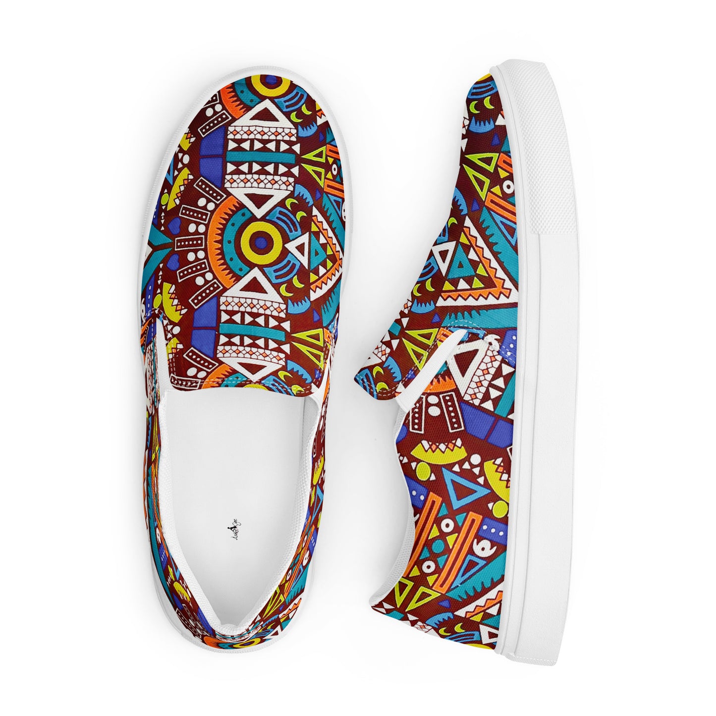 Odyssey Aztec Print Women’s Slip-On Canvas Shoes- Breathable