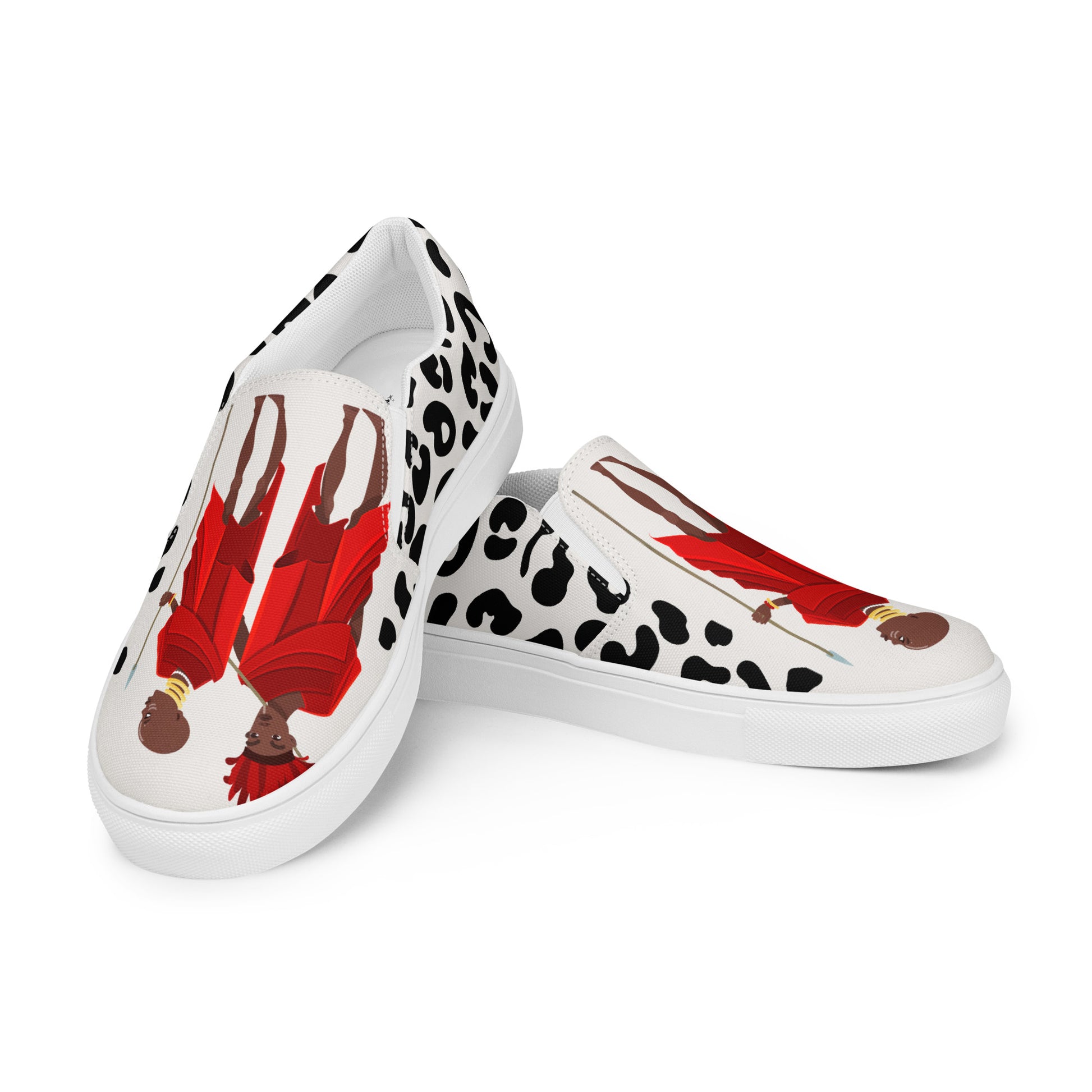 Agojie Animal Print Women’s Slip-on canvas shoes