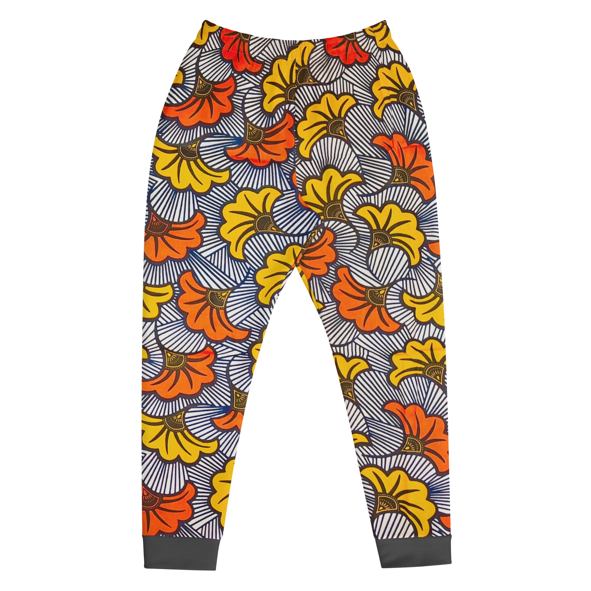 Adun Men's African Print Casual Sports Workout Joggers
