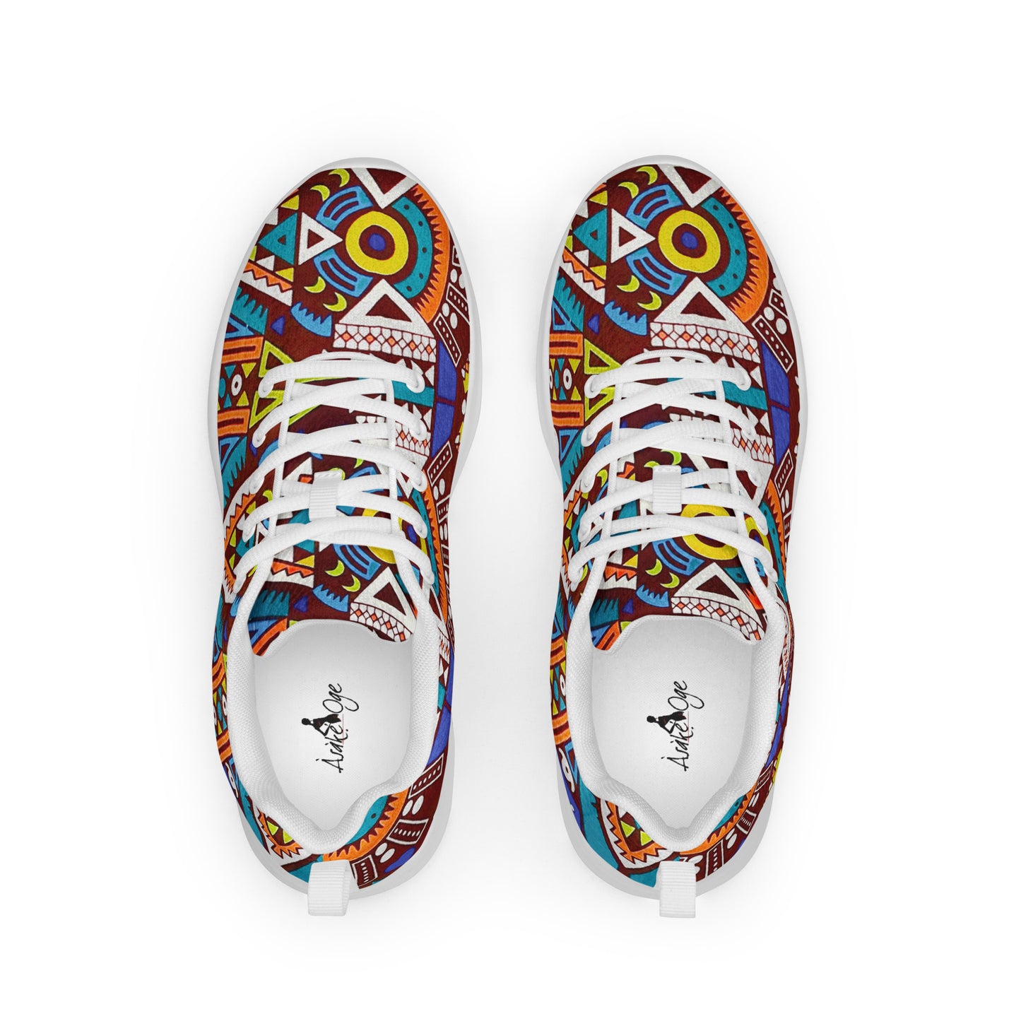 African Print Men's Athletic Shoes — Tozi Tribal Sneaker
