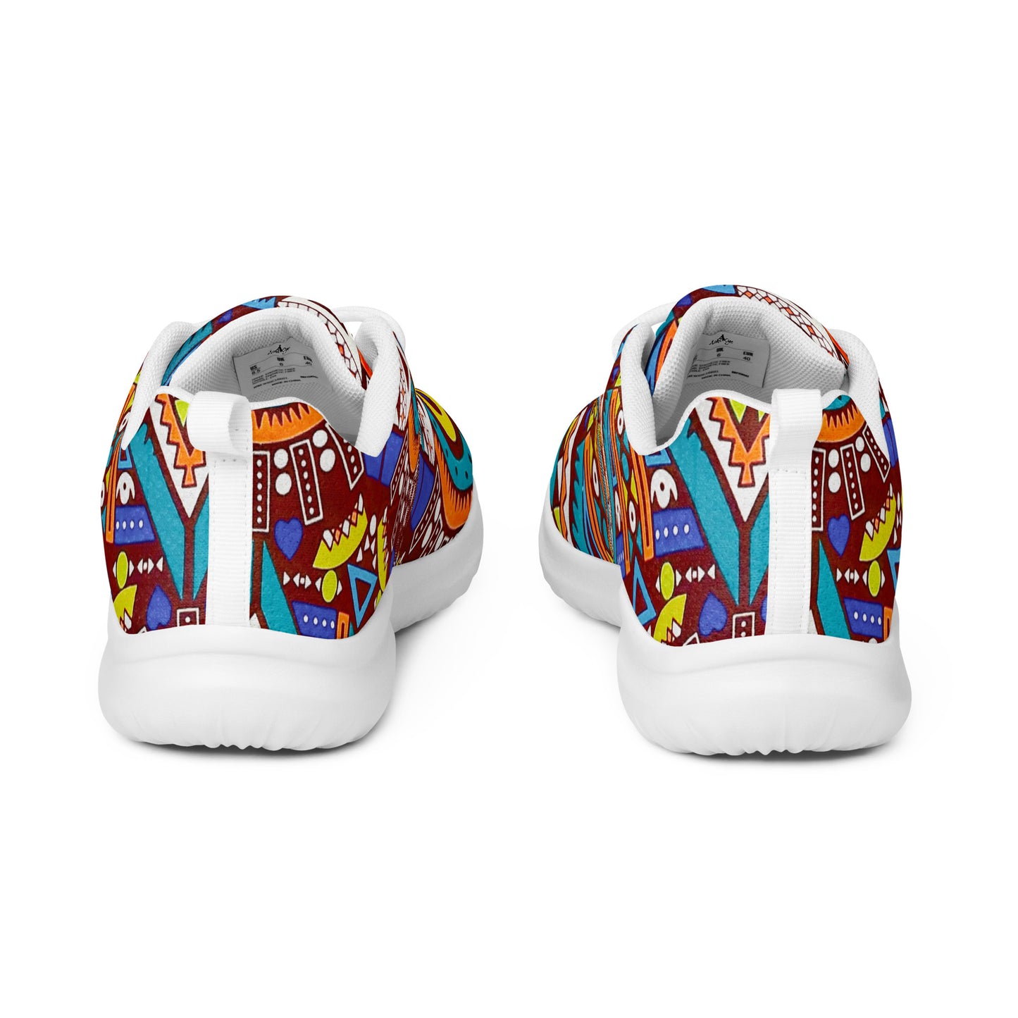 African Print Men's Athletic Shoes — Tozi Tribal Sneaker