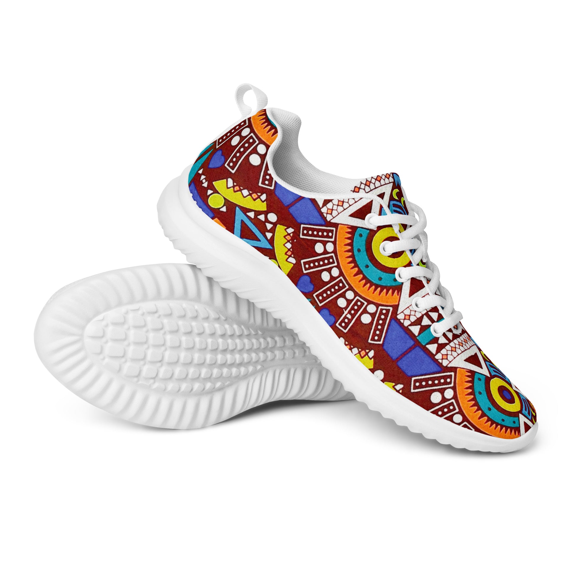 African Print Men's Athletic Shoes — Tozi Tribal Sneaker