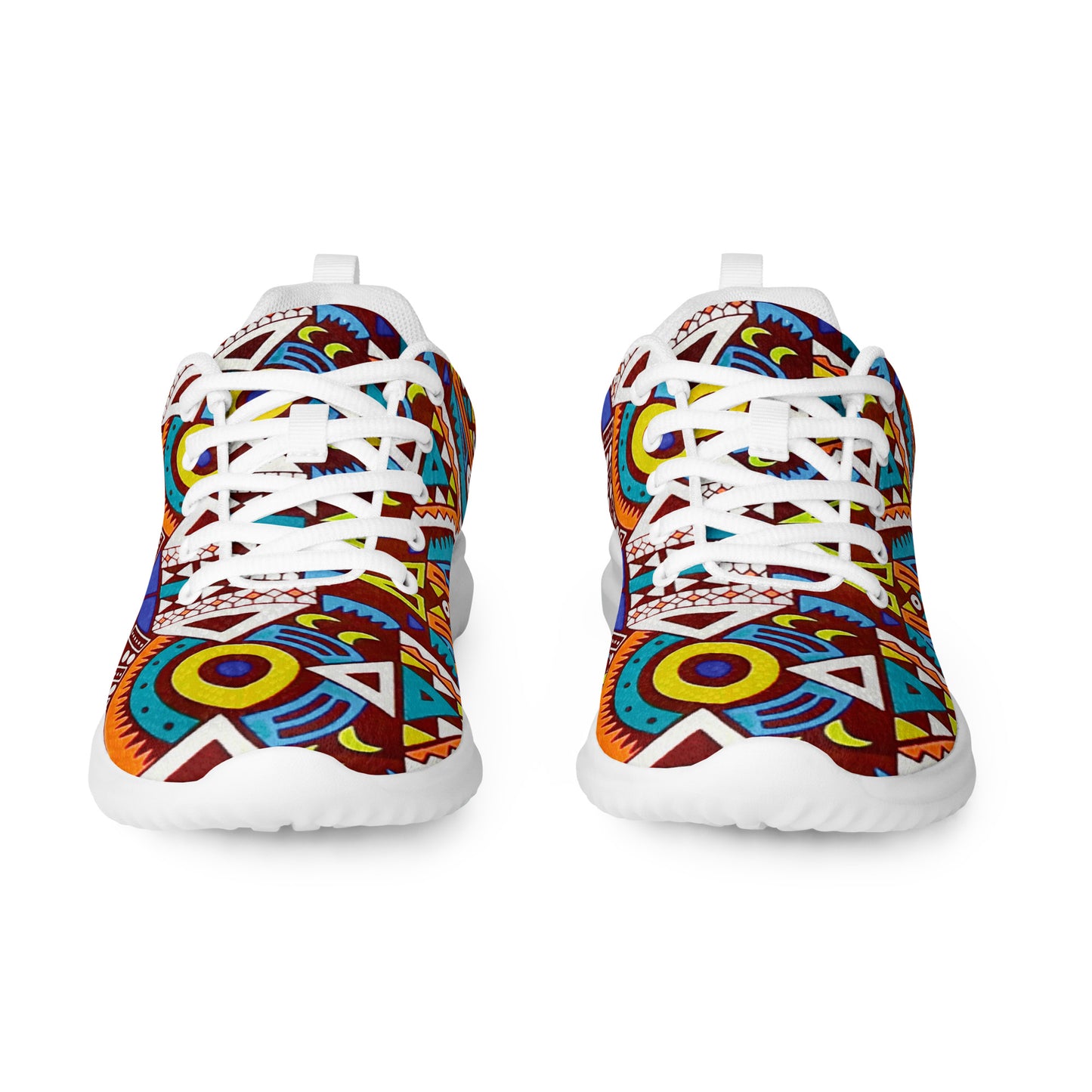 African Print Men's Athletic Shoes — Tozi Tribal Sneaker