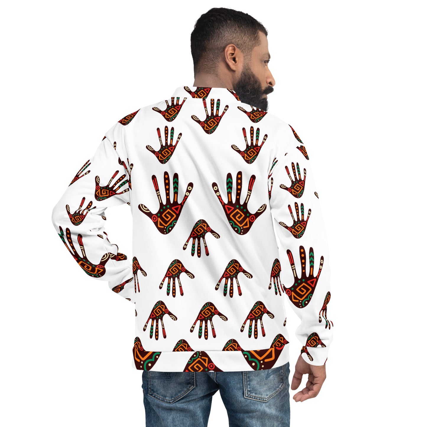 African Print Unisex Bomber Jacket — Duro ASAKE-OGE