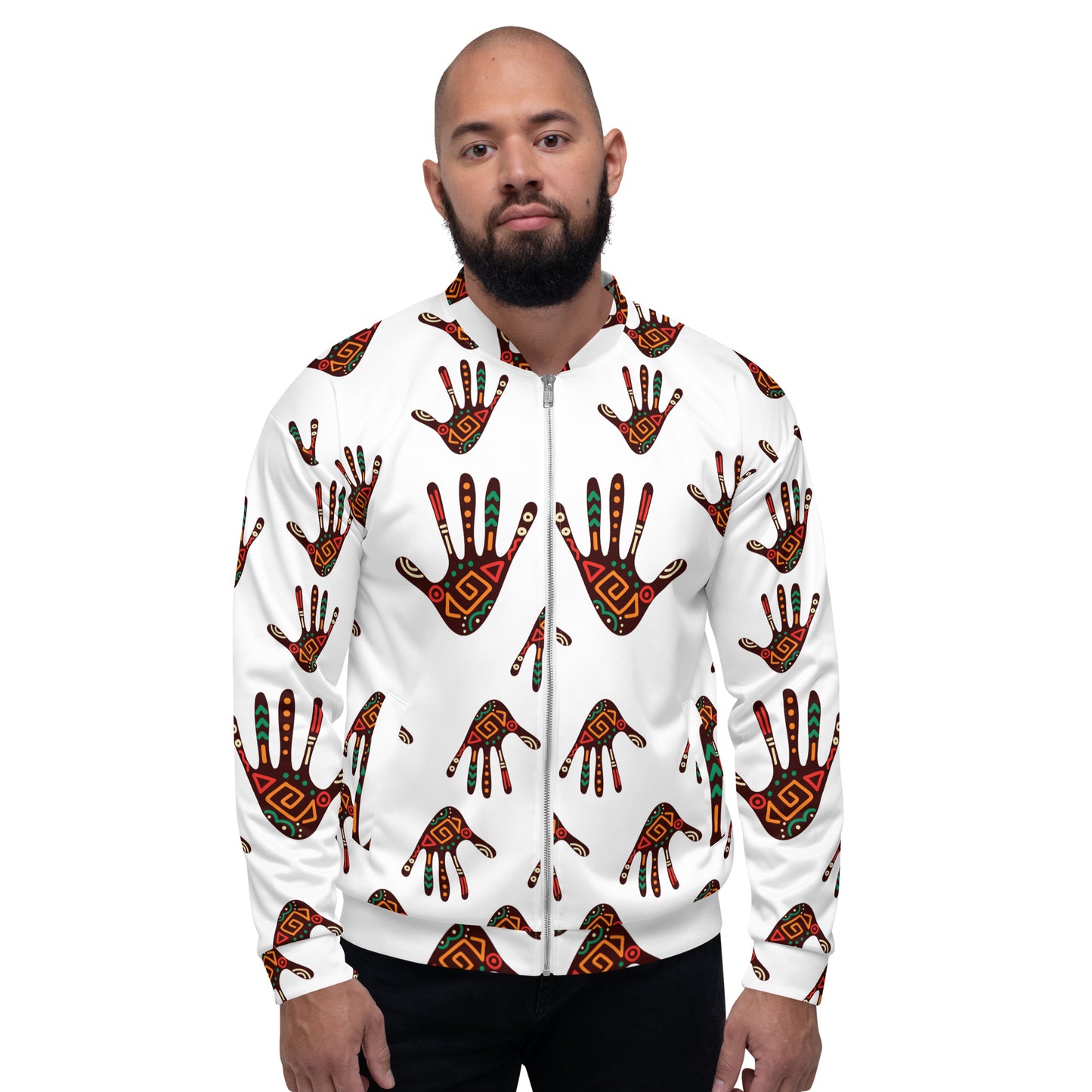 African Print Unisex Bomber Jacket — Duro ASAKE-OGE
