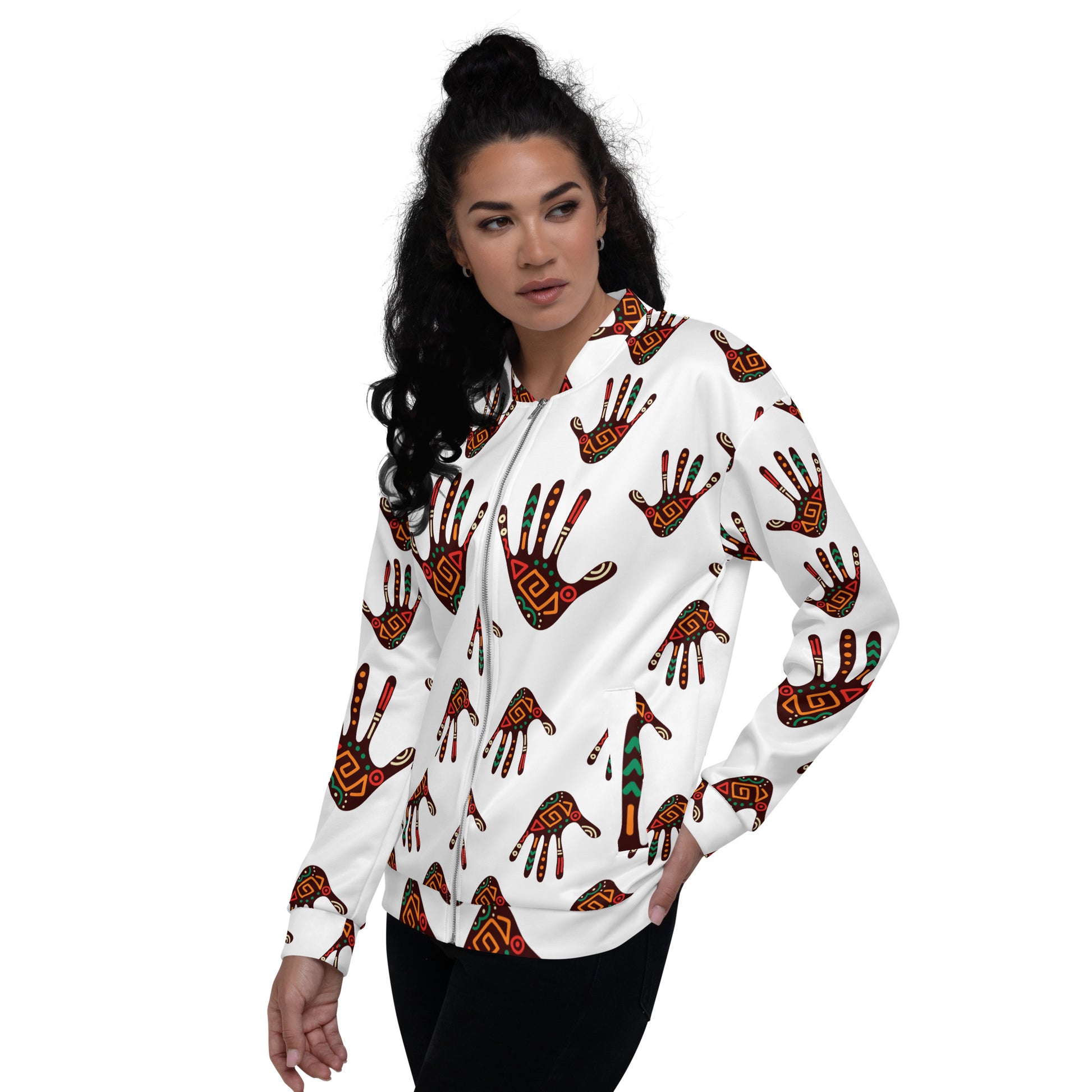 African Print Unisex Bomber Jacket — Duro ASAKE-OGE