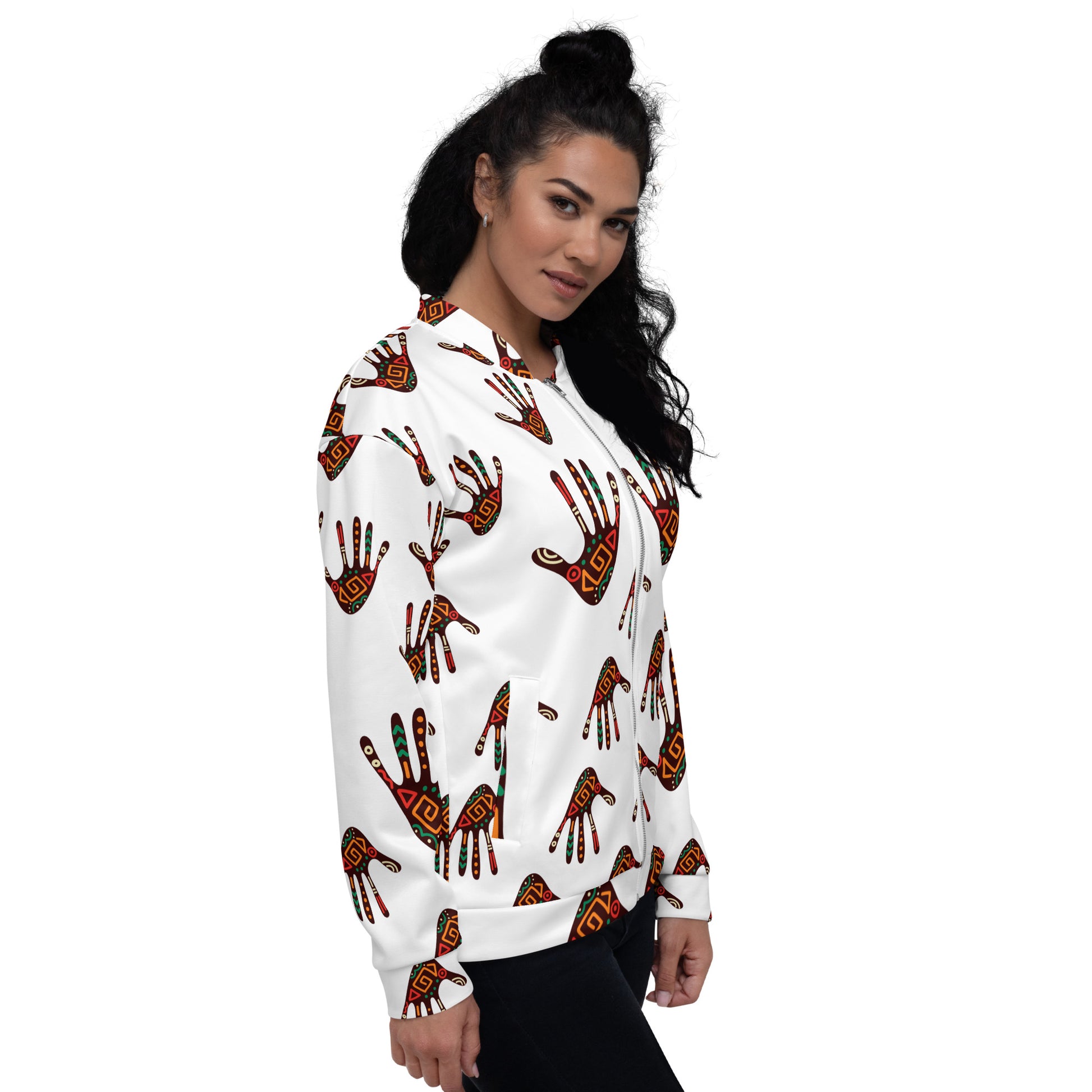 African Print Unisex Bomber Jacket — Duro ASAKE-OGE