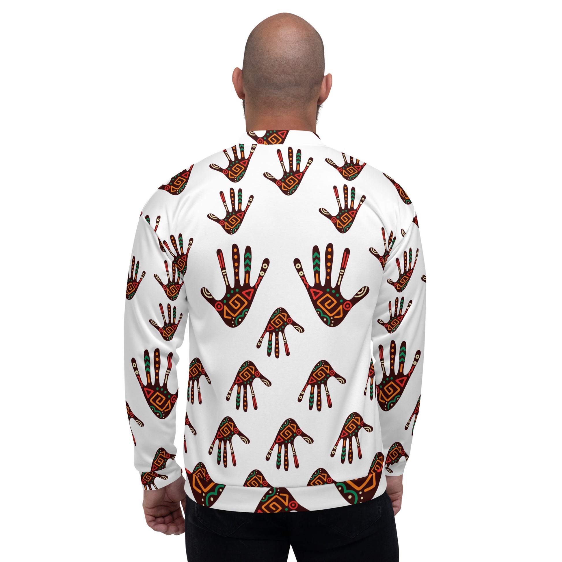 African Print Unisex Bomber Jacket — Duro ASAKE-OGE