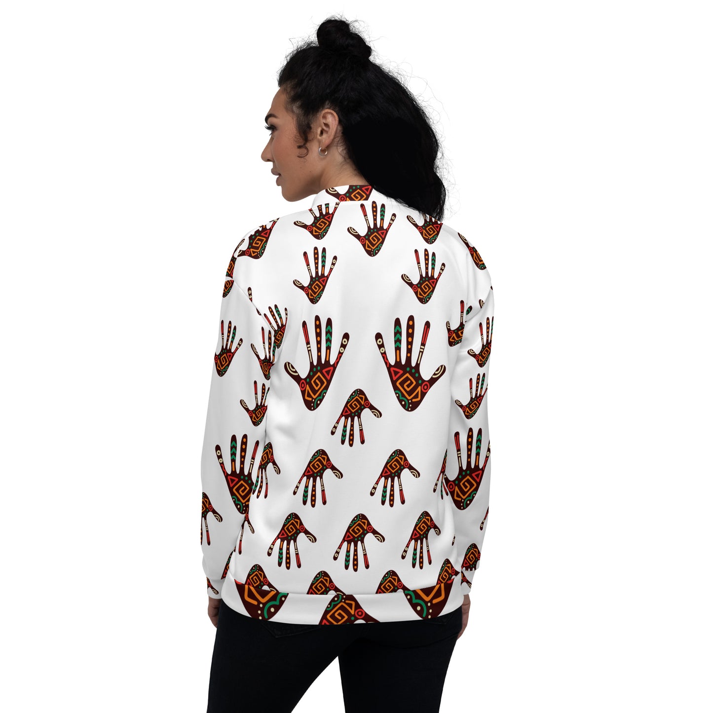 African Print Unisex Bomber Jacket — Duro ASAKE-OGE